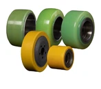 3" X 1-1/4" Roulettes an poliyiretàn